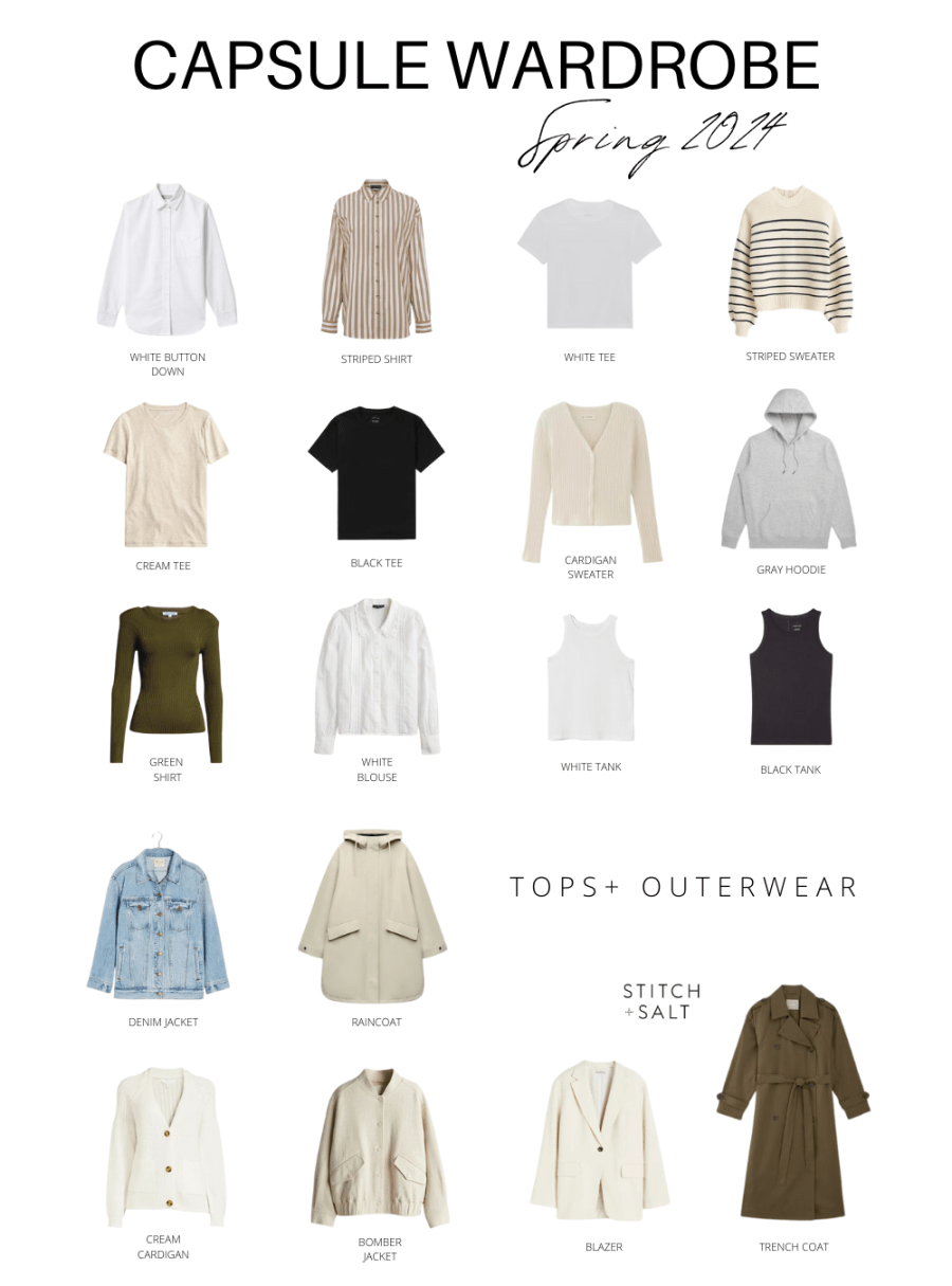 spring capsule wardrobe for 2024